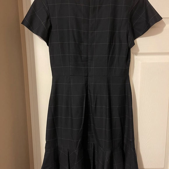Banana Republic- ruffle sleeve, ruffle hem dress - Picture 2 of 6